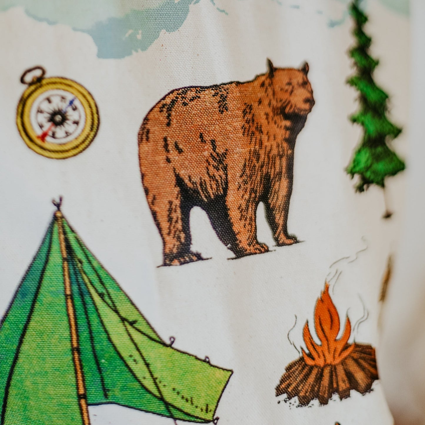 Camping Tote Bag