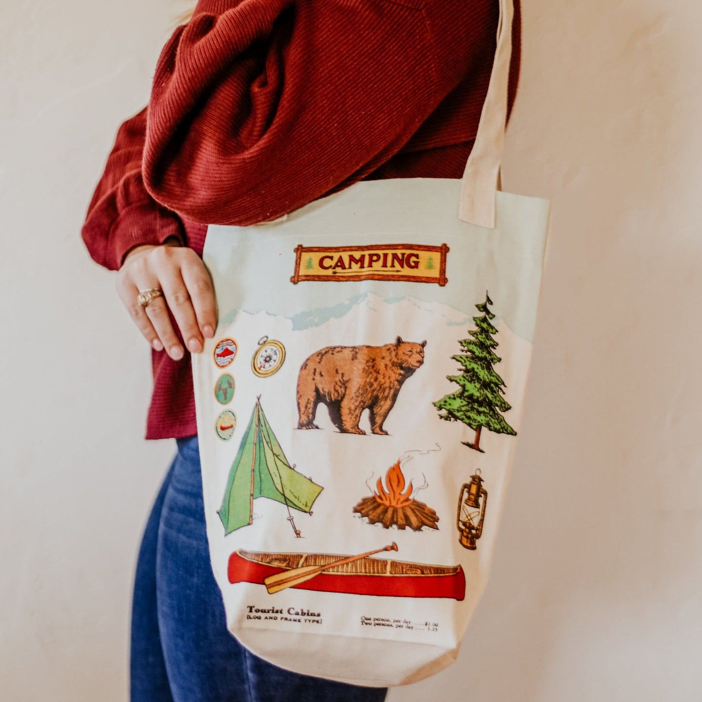 Camping Tote Bag