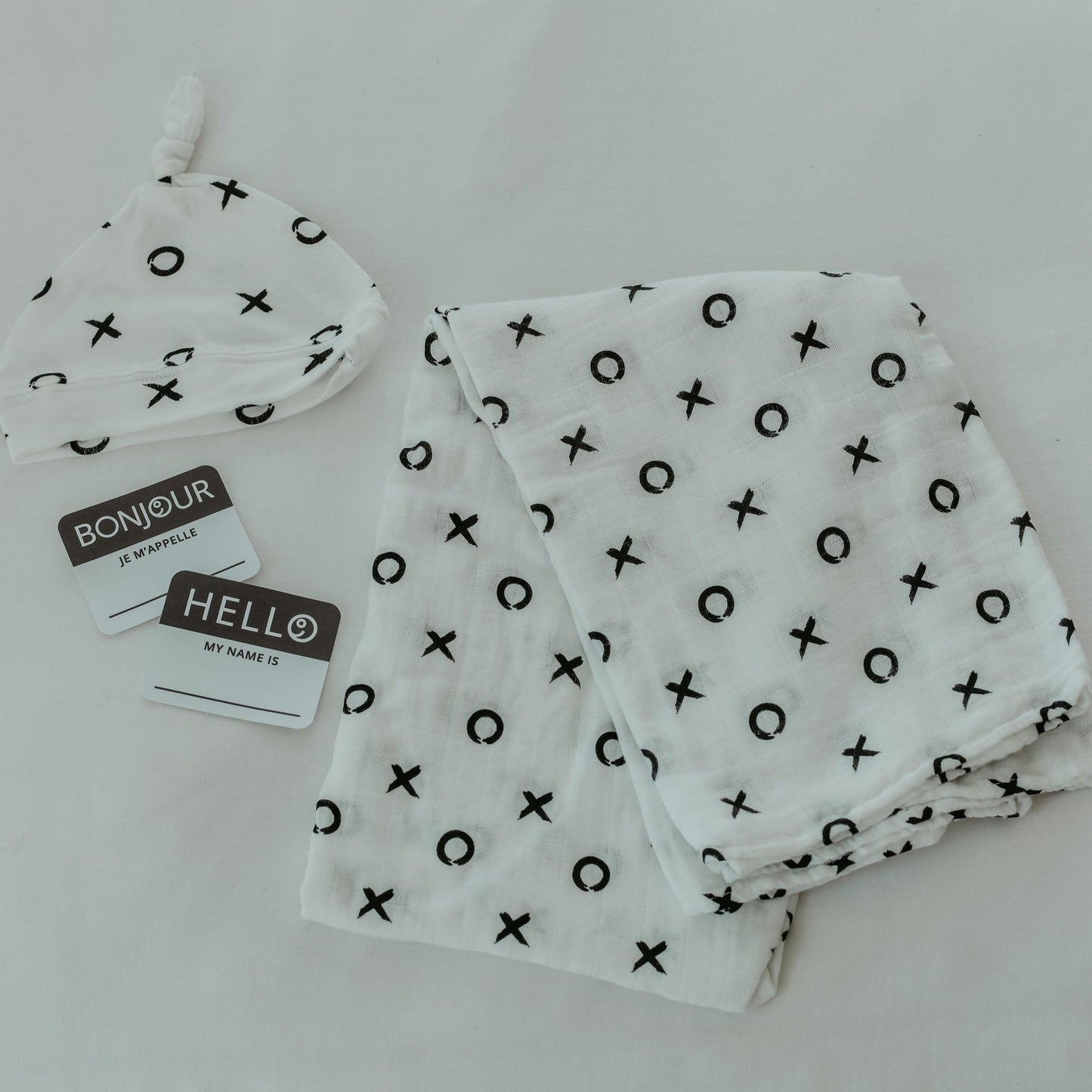 Hat and Swaddle Set