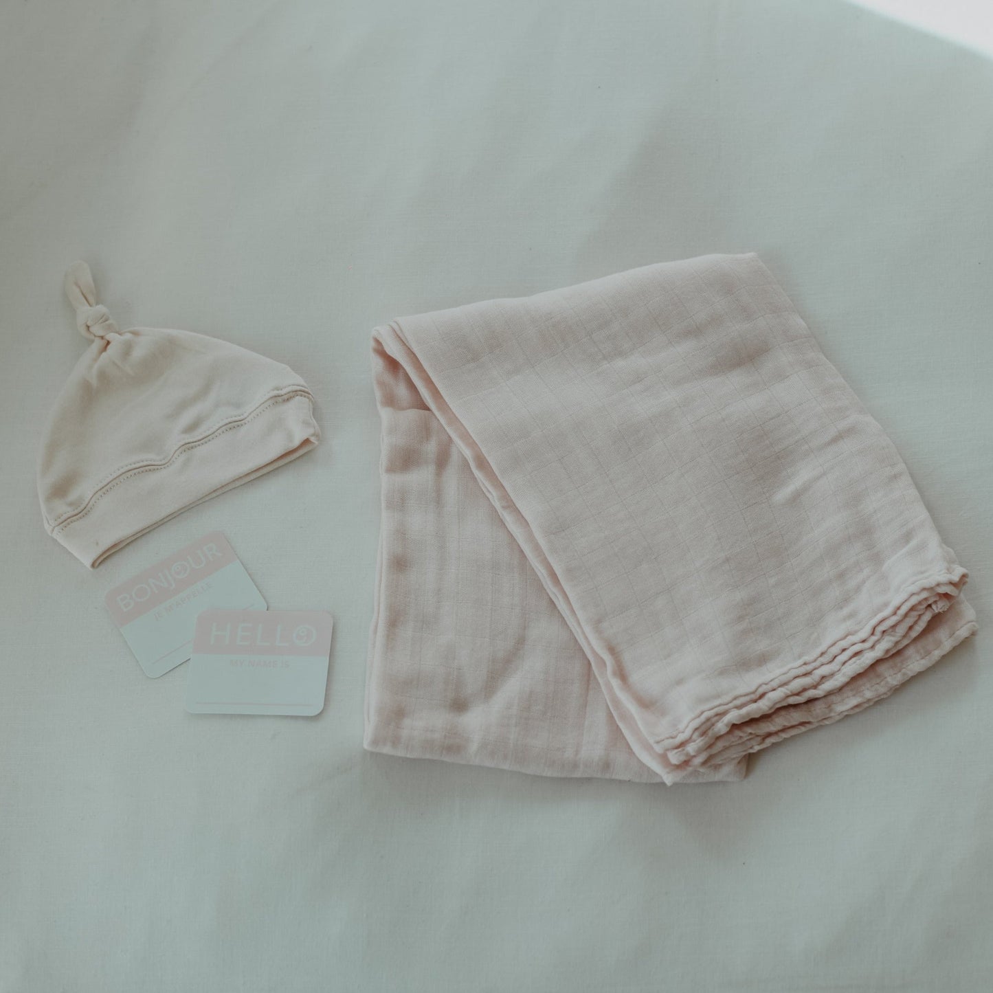 Hat and Swaddle Set