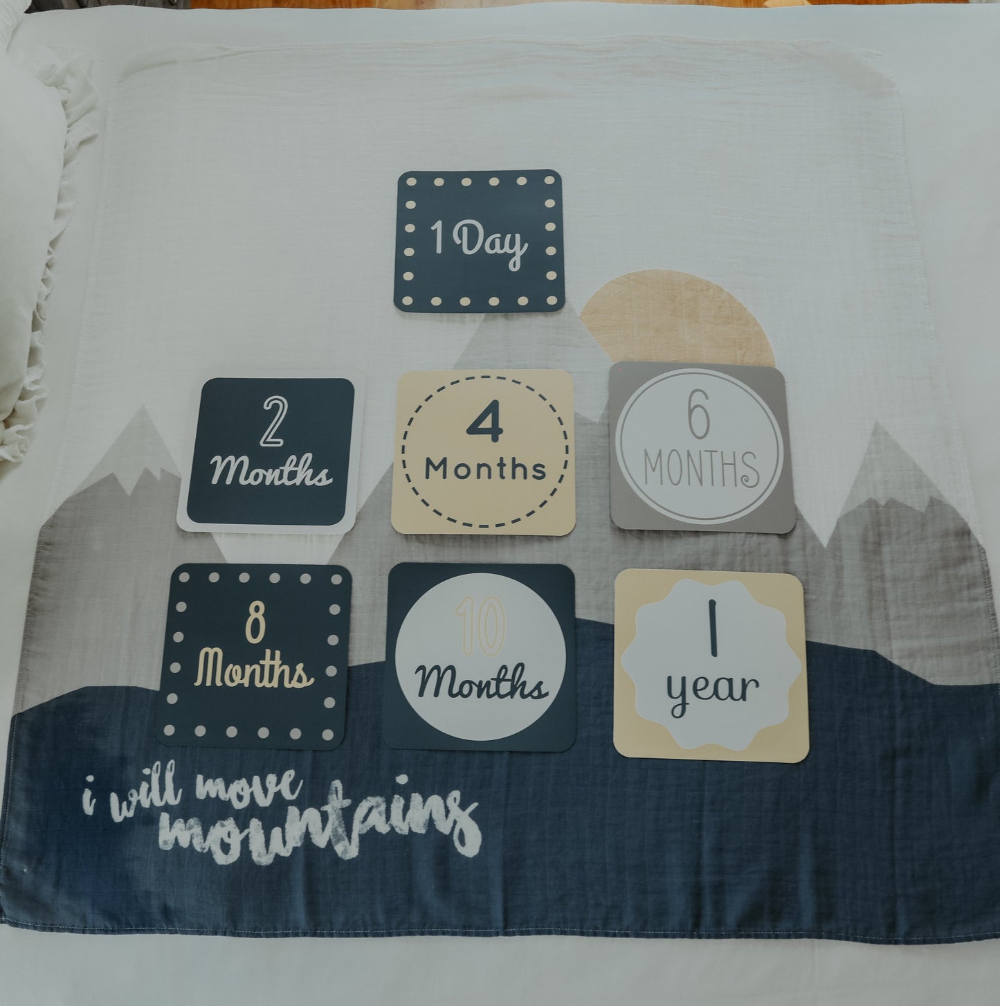 Mountains Milestone Blanket