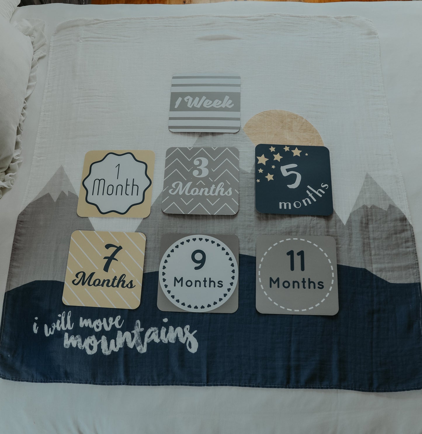 Mountains Milestone Blanket