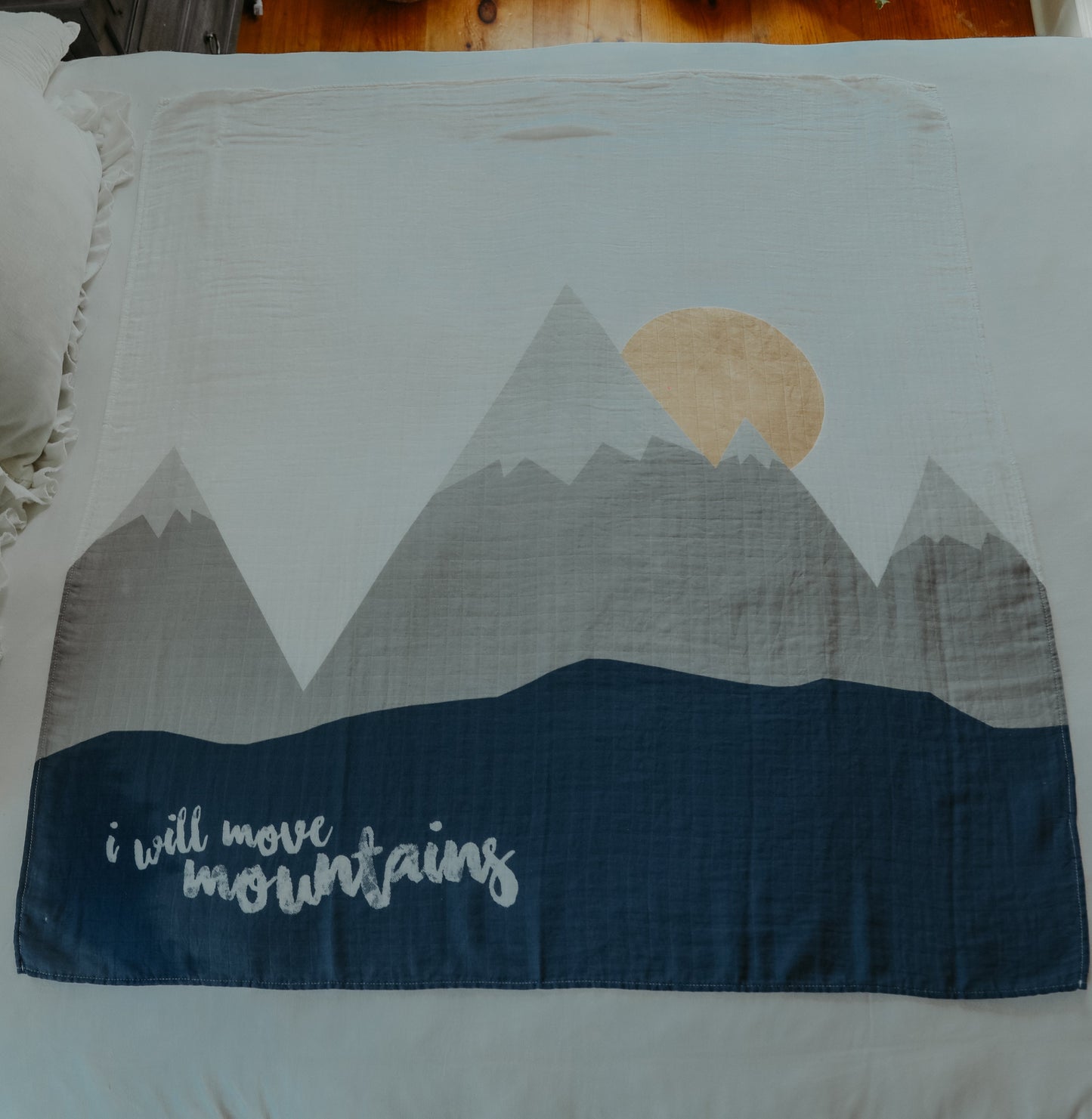 Mountains Milestone Blanket