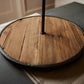 Decorative Wood and Metal 2-Tier Tray