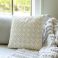 Cotton Printed Pillow with Ditsy Floral Patterns