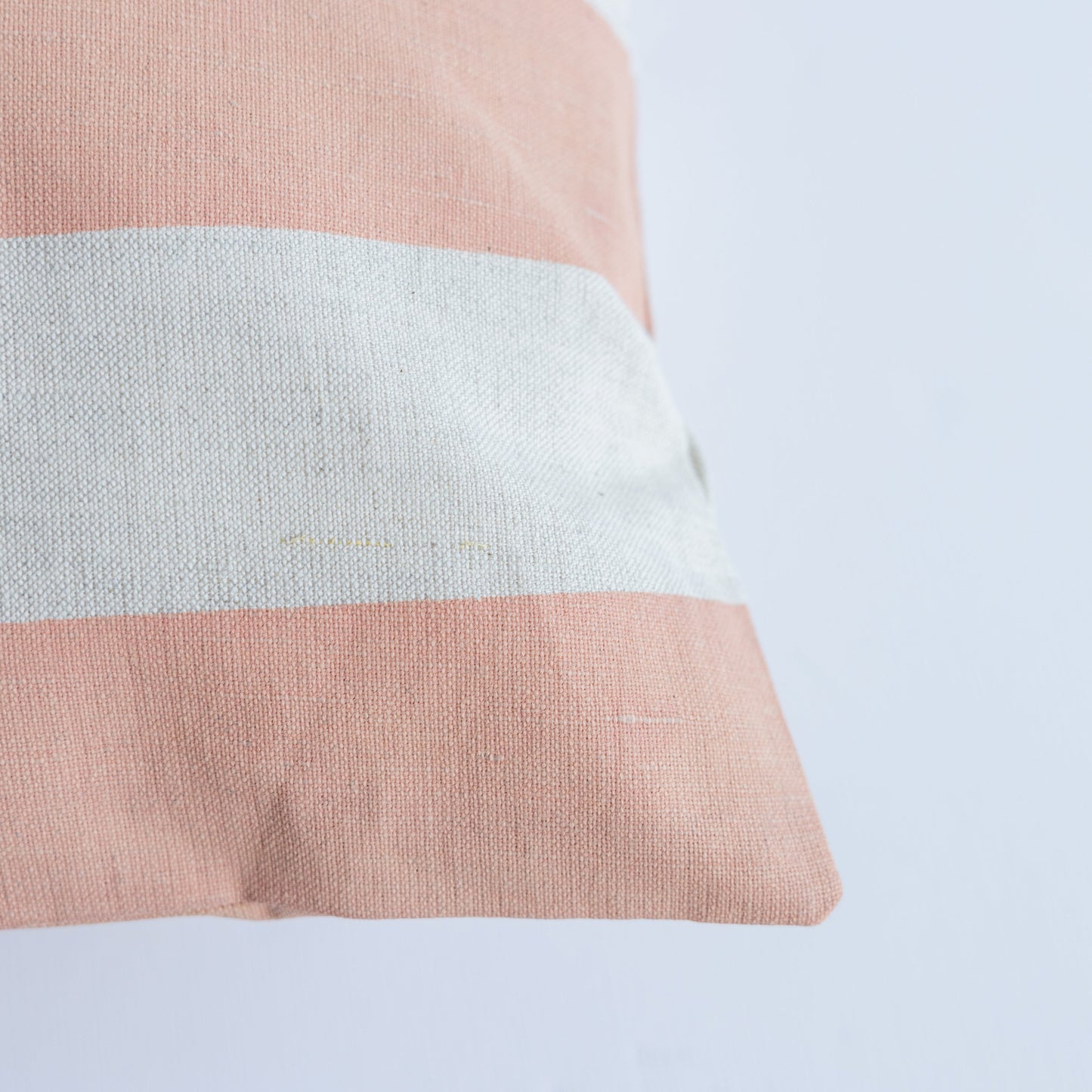 Pink Striped Pillow