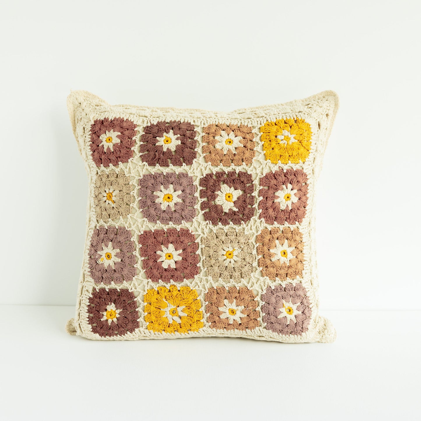 Granny Square Pillow