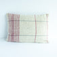 Red Plaid Lumbar Pillow