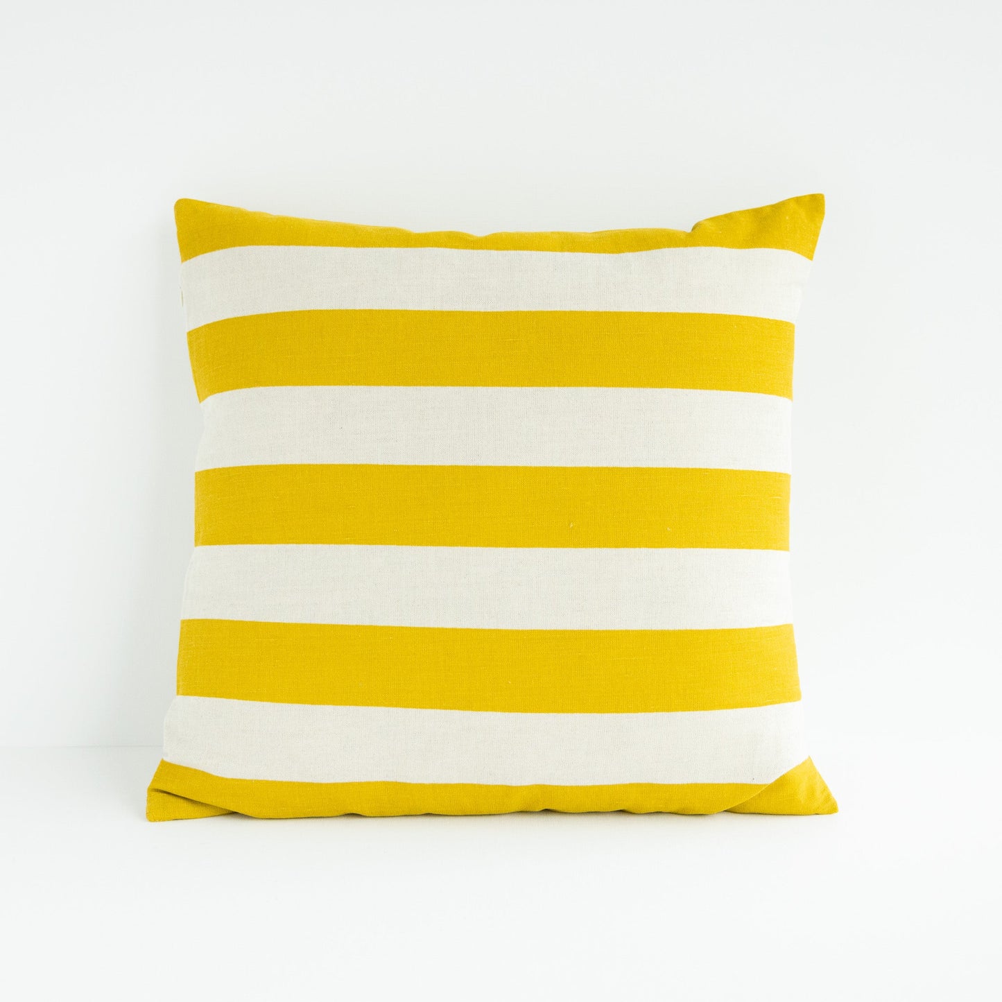 Yellow Striped Pillow