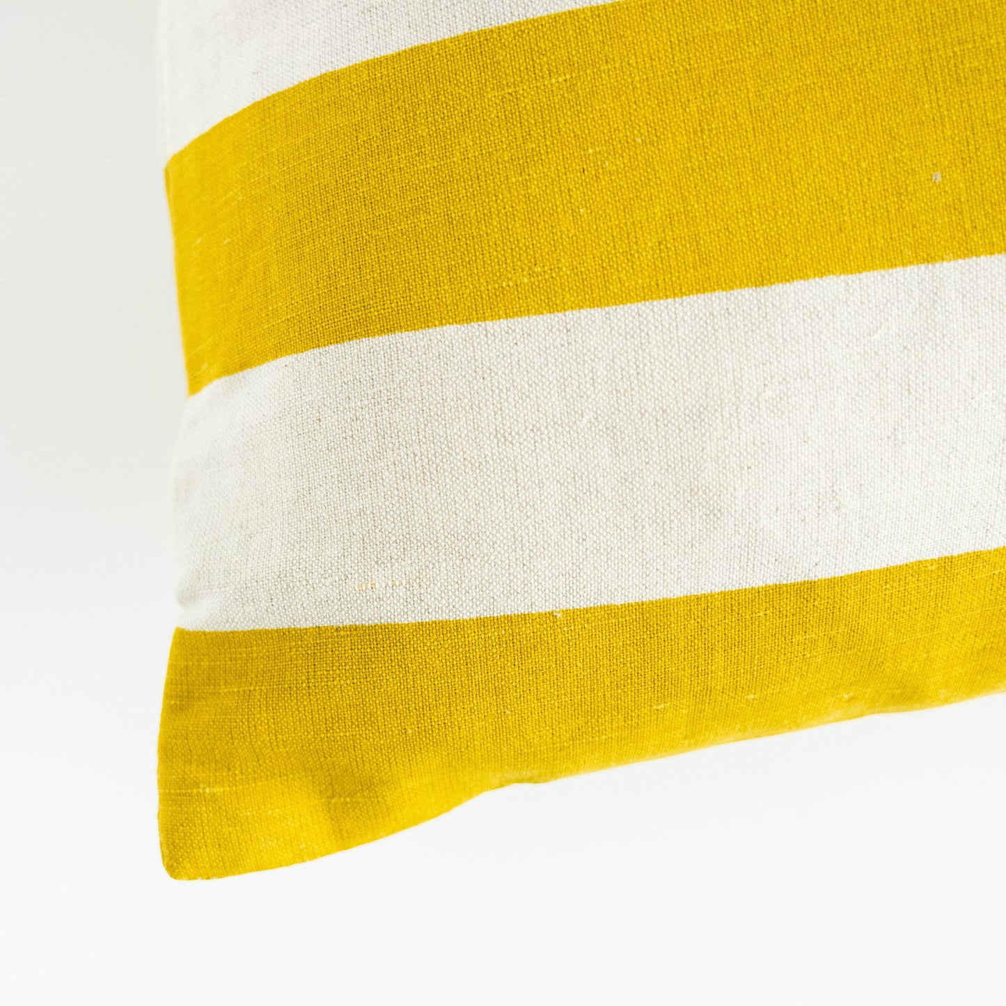 Yellow Striped Pillow