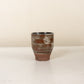 Distressed Brown Stoneware Planter