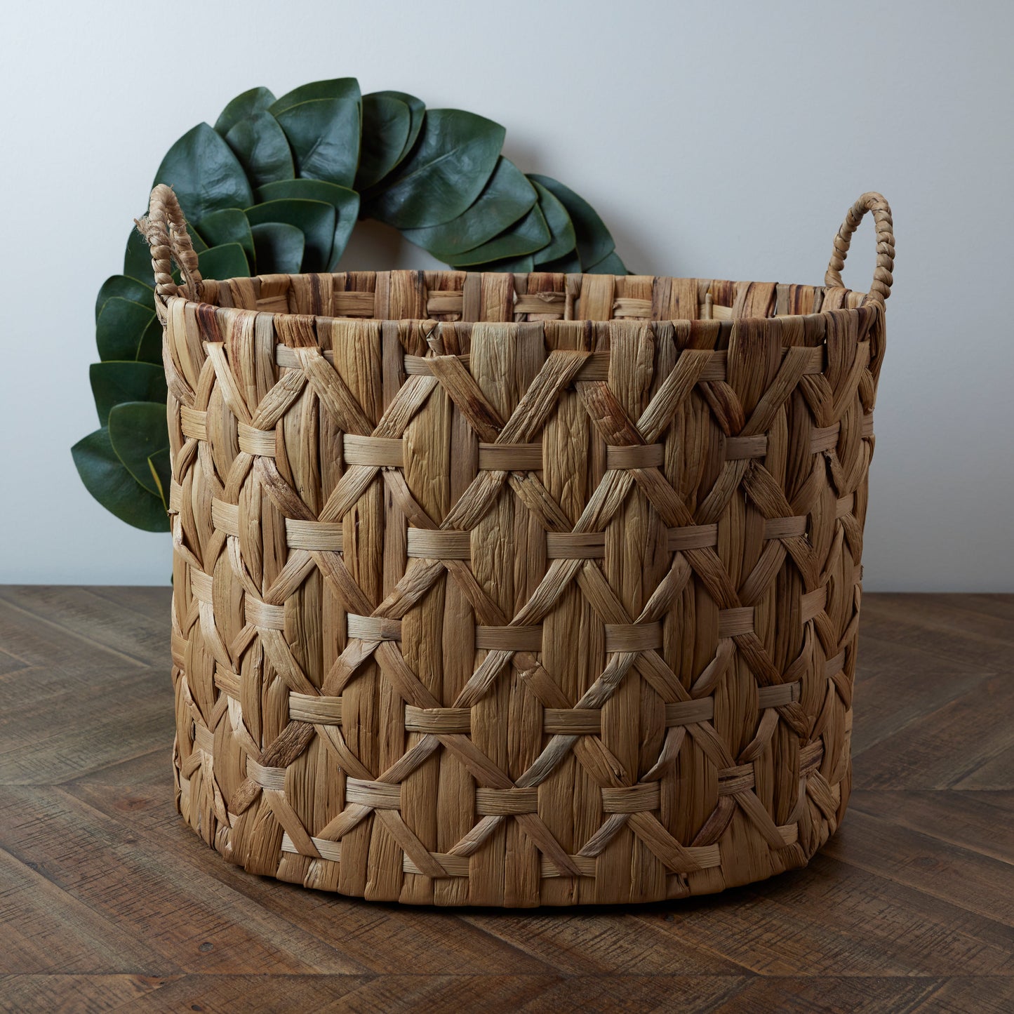 Braided Wicker Basket