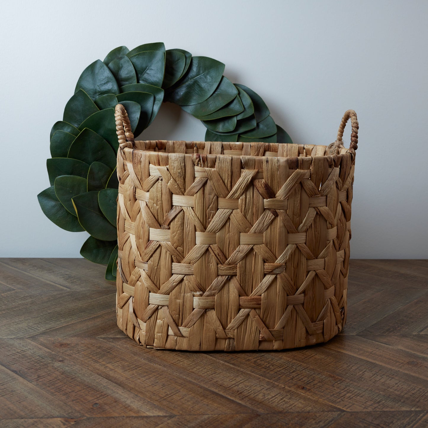 Braided Wicker Basket