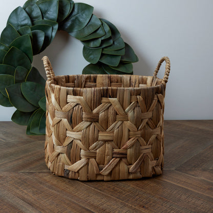 Braided Wicker Basket