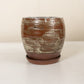 Brown Stoneware Planter