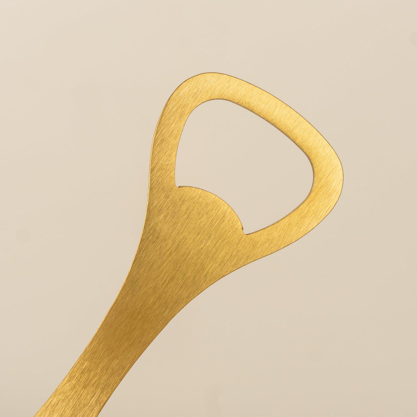 Brushed Gold Finish Bottle Opener