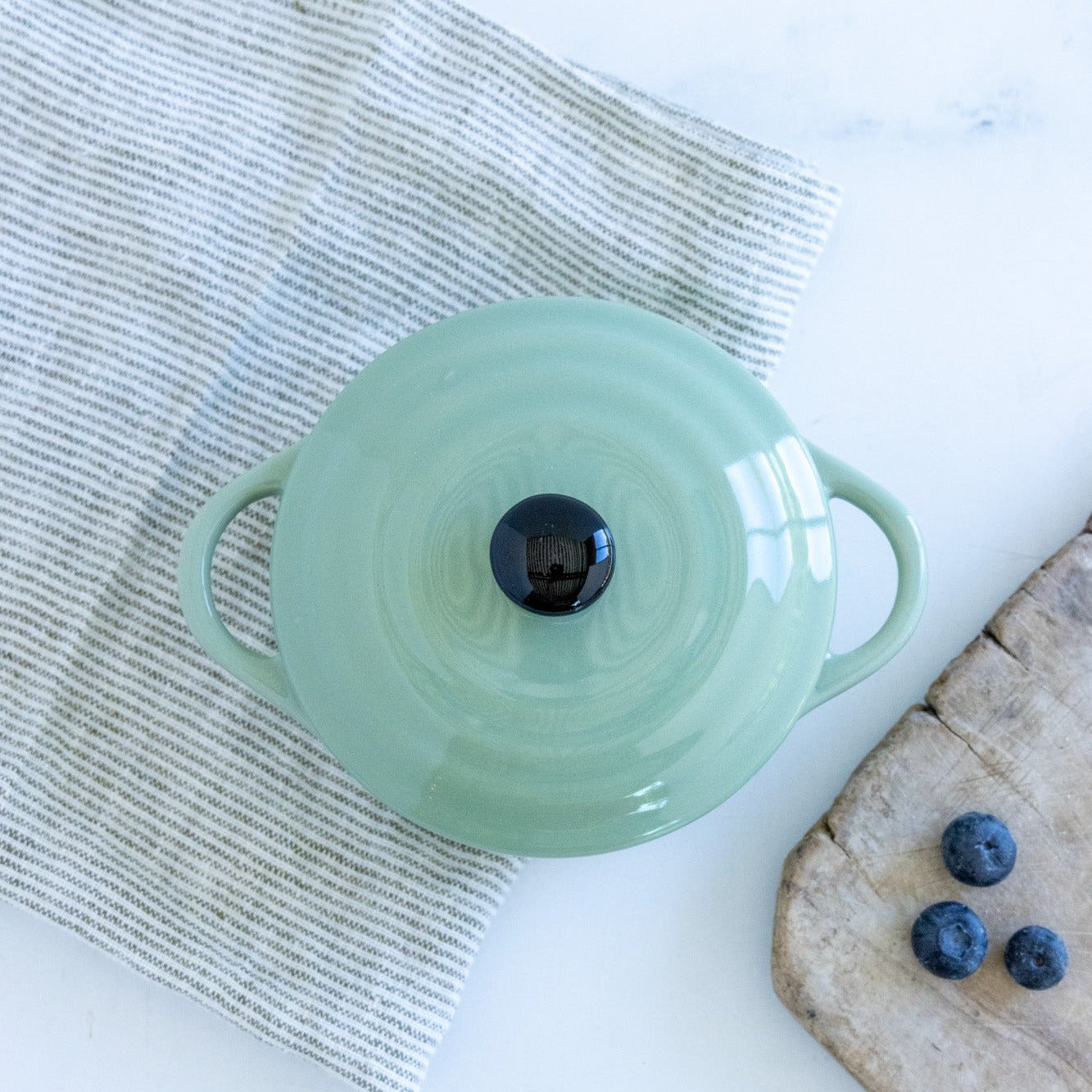 Stoneware Mini Baker with Lid