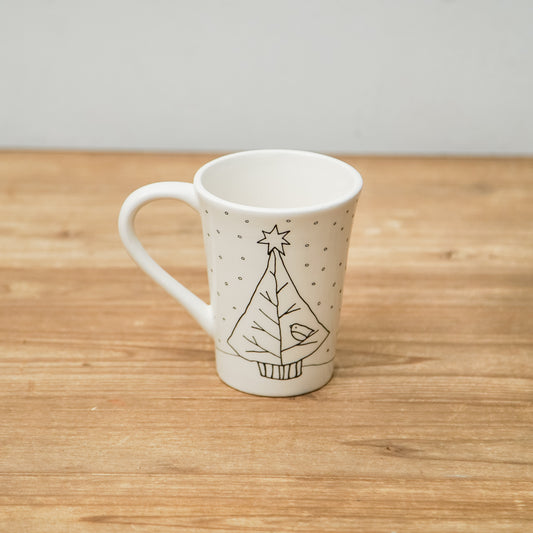 Cartoon Christmas Tree Mug