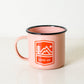 Chin Up Enamel Mug