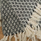 Cotton Diamond Throw with Tassels