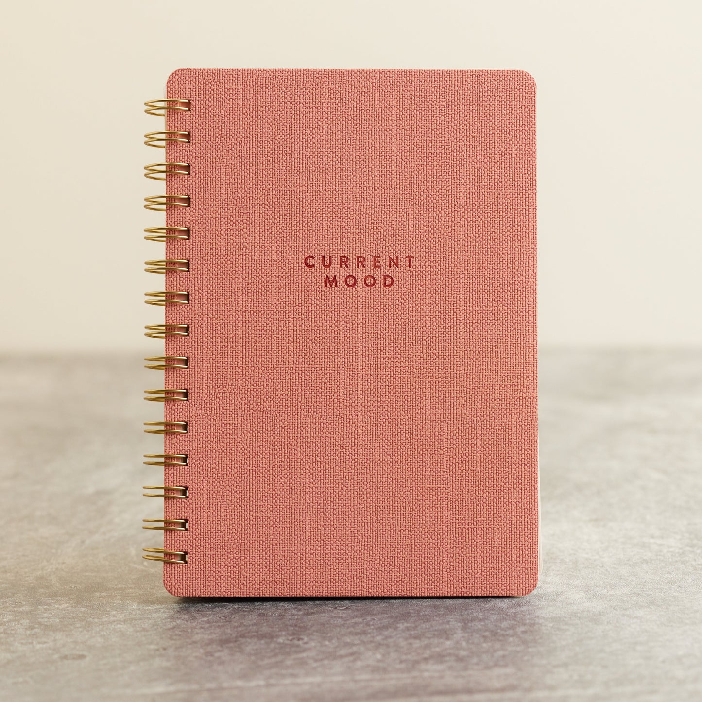 Pink "Current Mood" Notebook