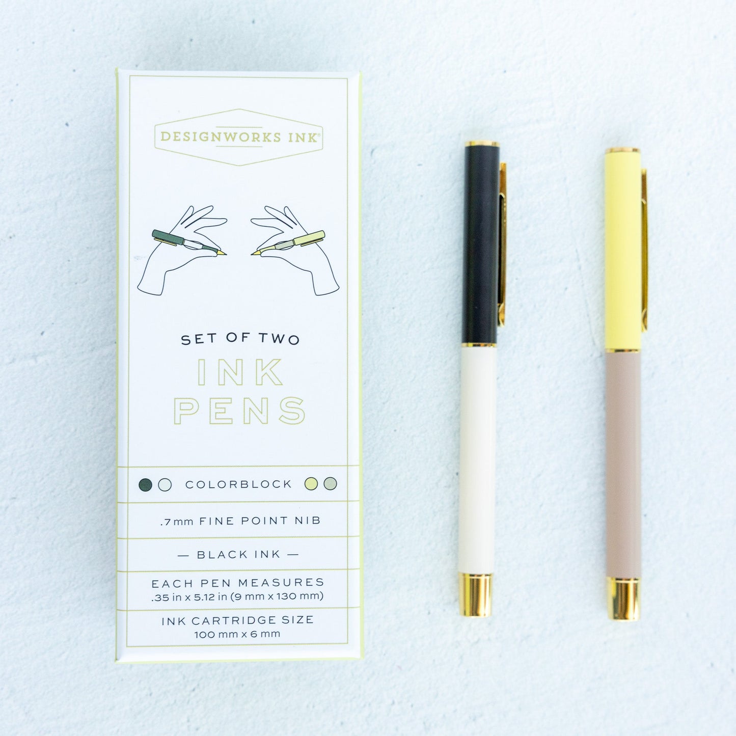 Color Block Pen Set