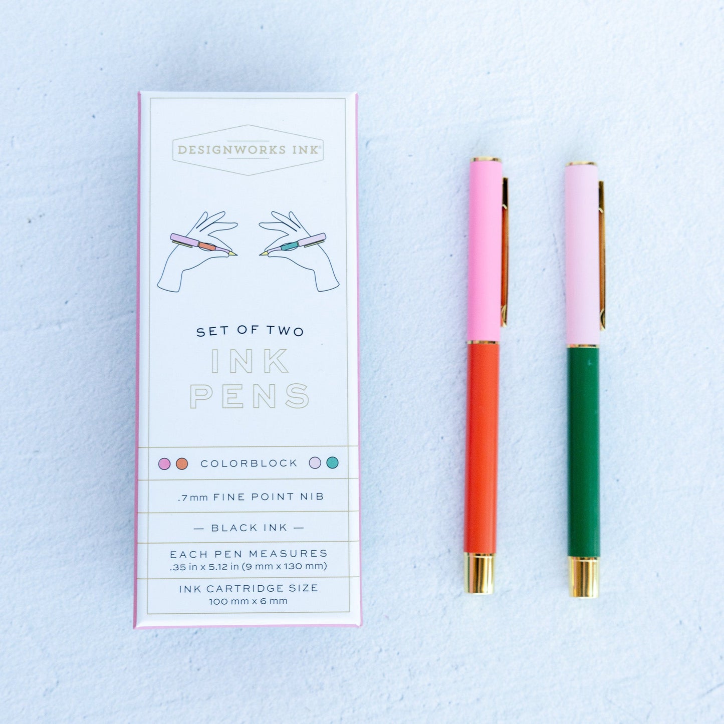 Color Block Pen Set