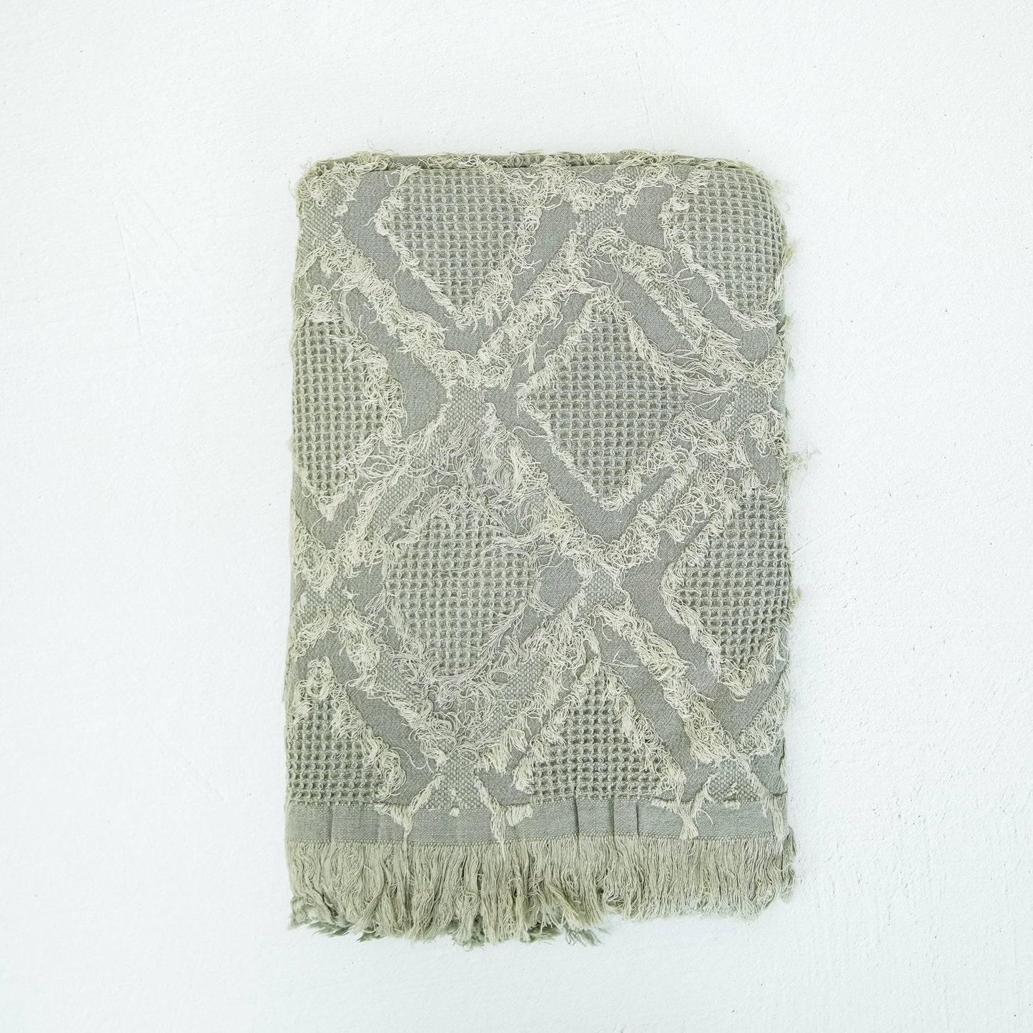 Diamond Fringe Throw