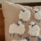 Embroidered Sheep Pillow