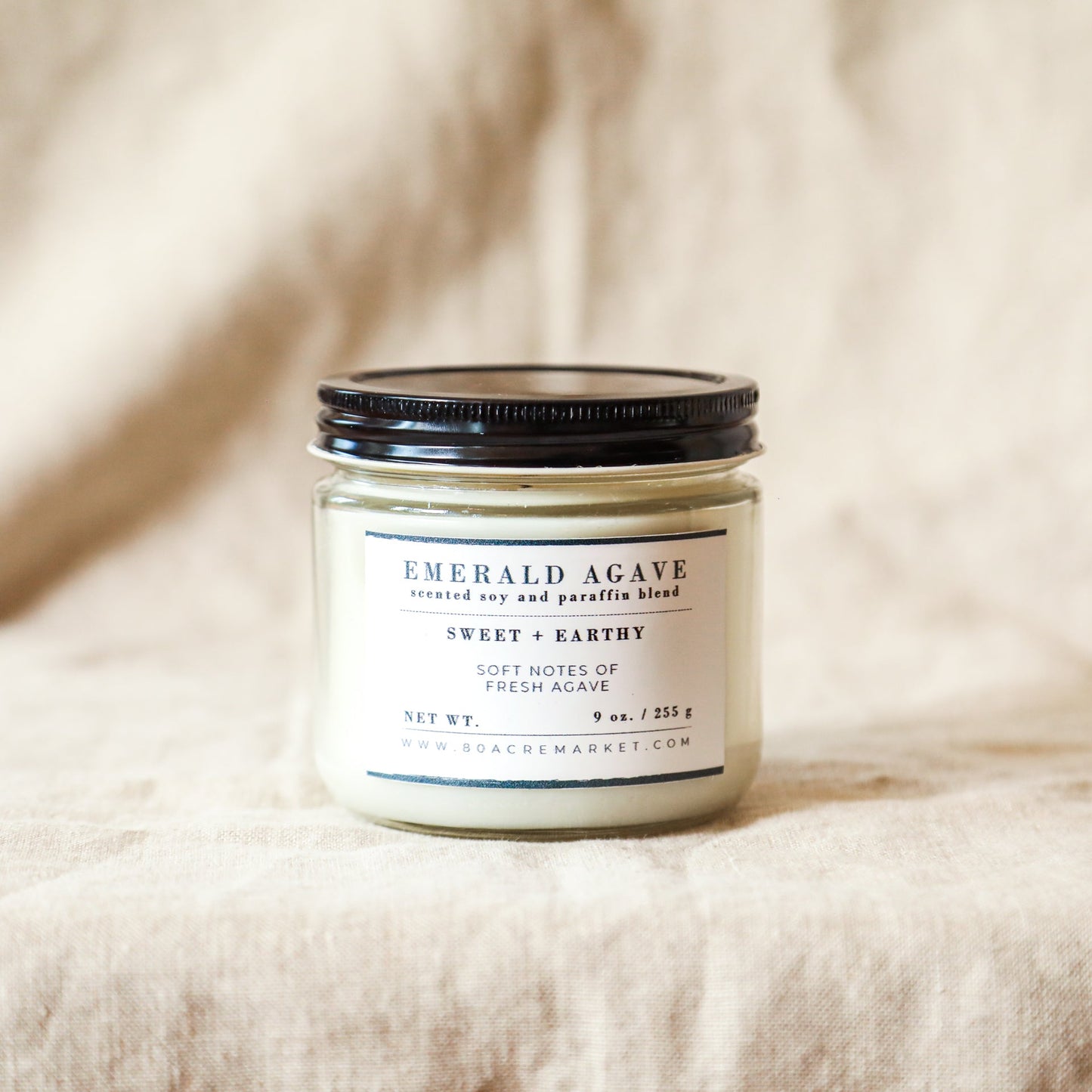 Emerald Agave Candle