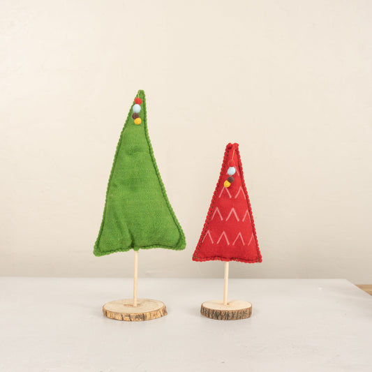 Felt Stuffed Christmas Tree, 2 Styles