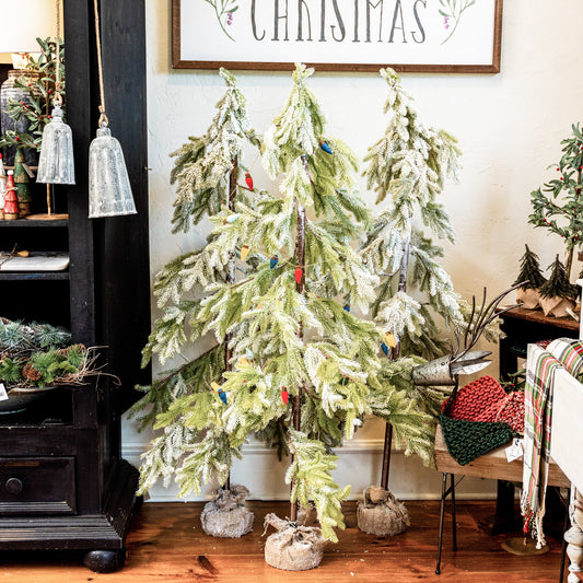 Frosted Christmas Trees