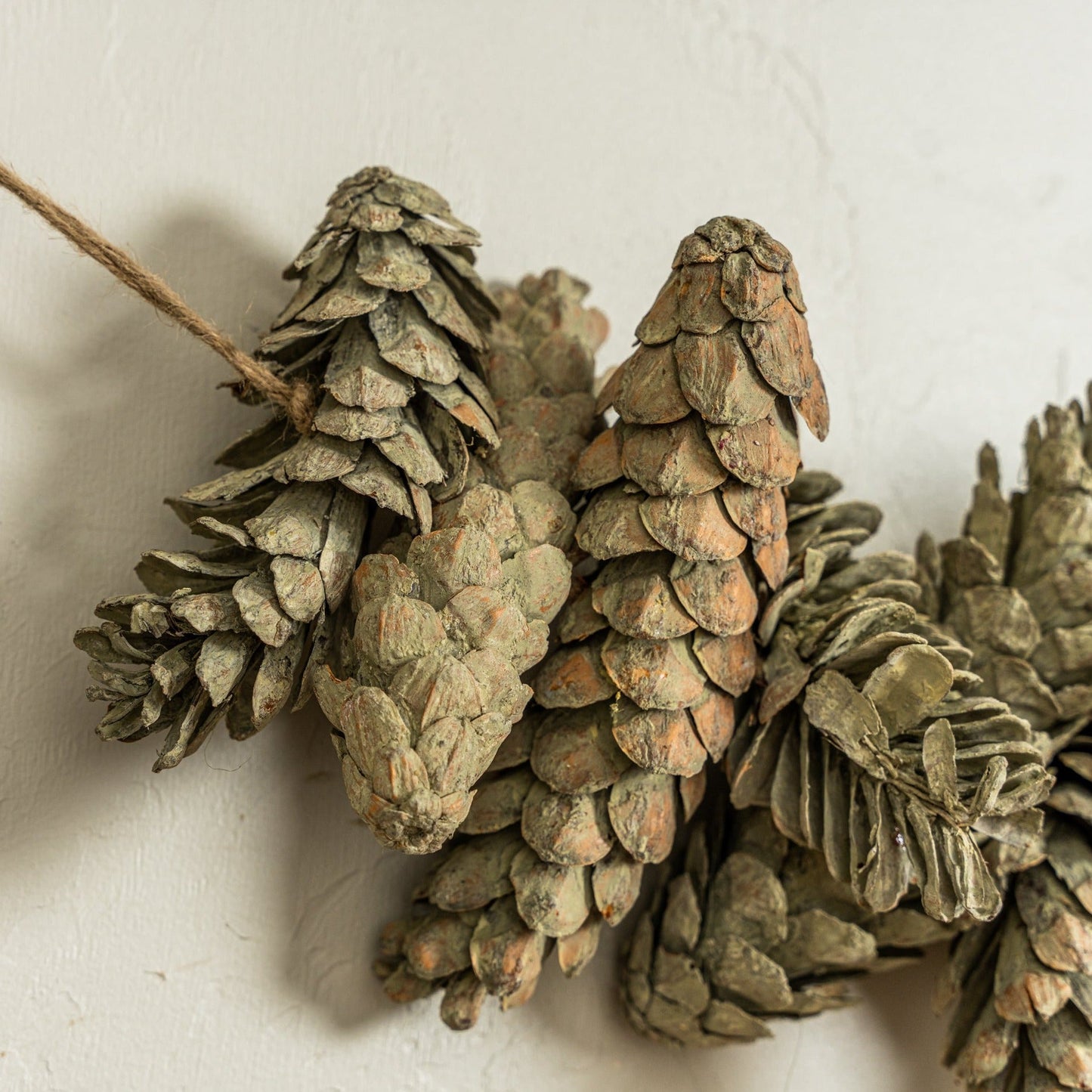 Frosted Sage Pinecone Garland