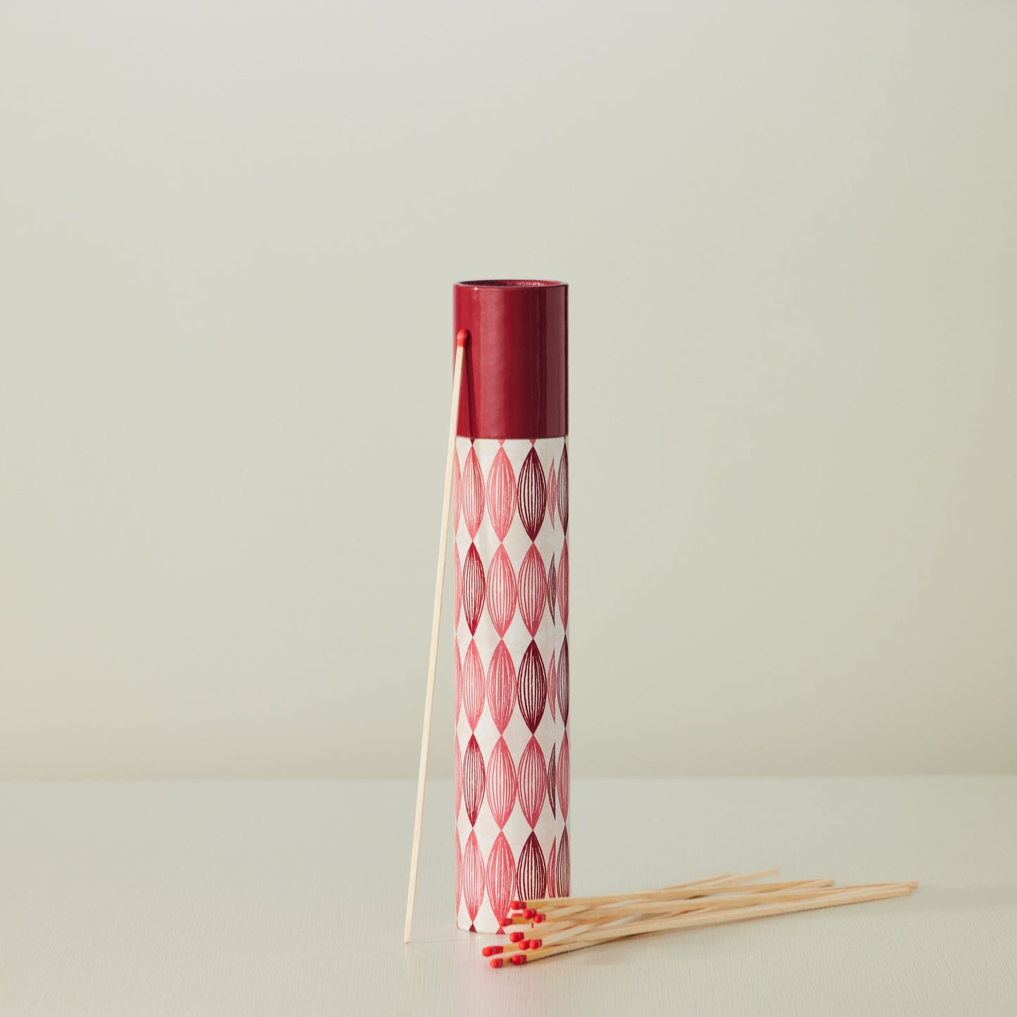 Geometric Print Safety Matches