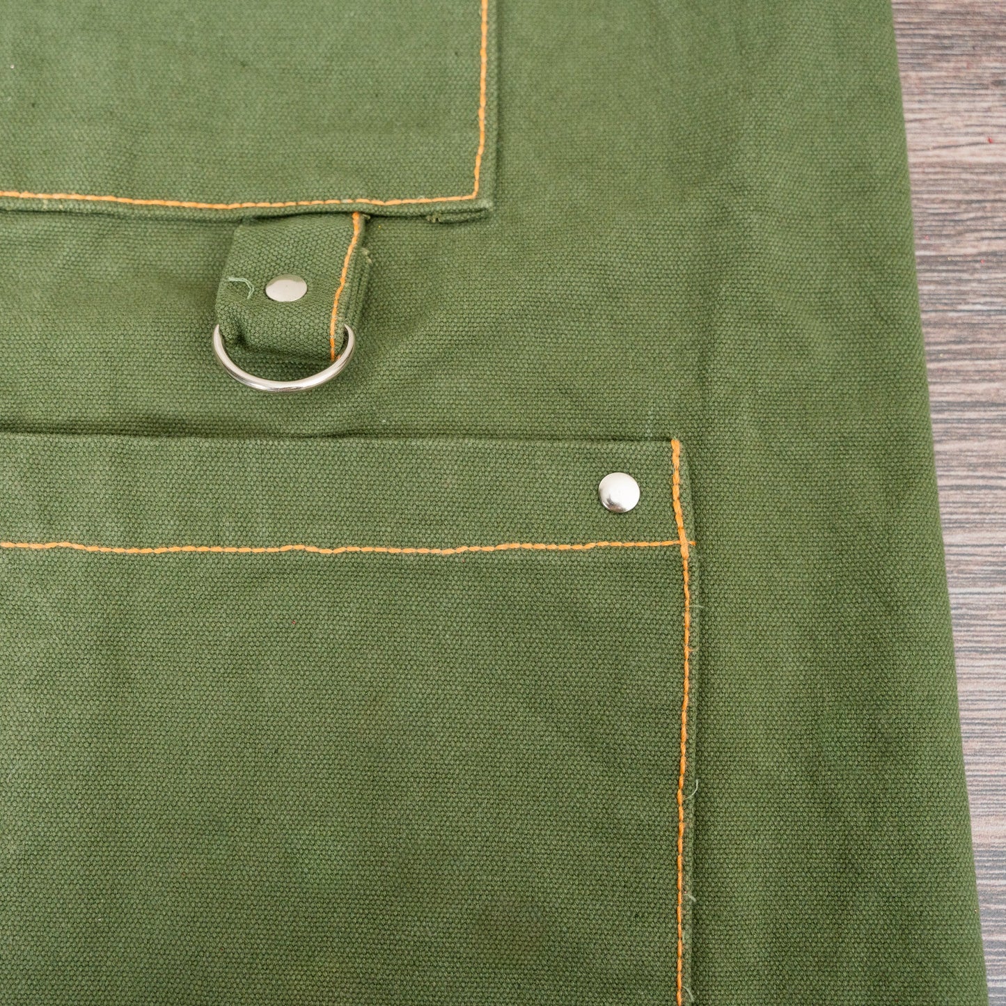 Green Cross Back Apron