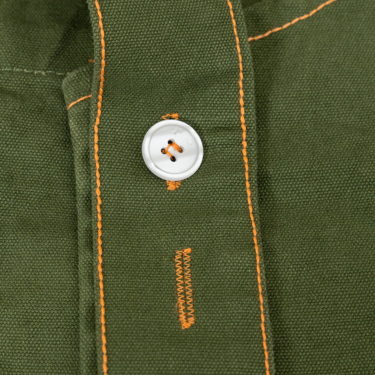 Green Cross Back Apron