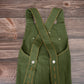 Green Cross Back Apron