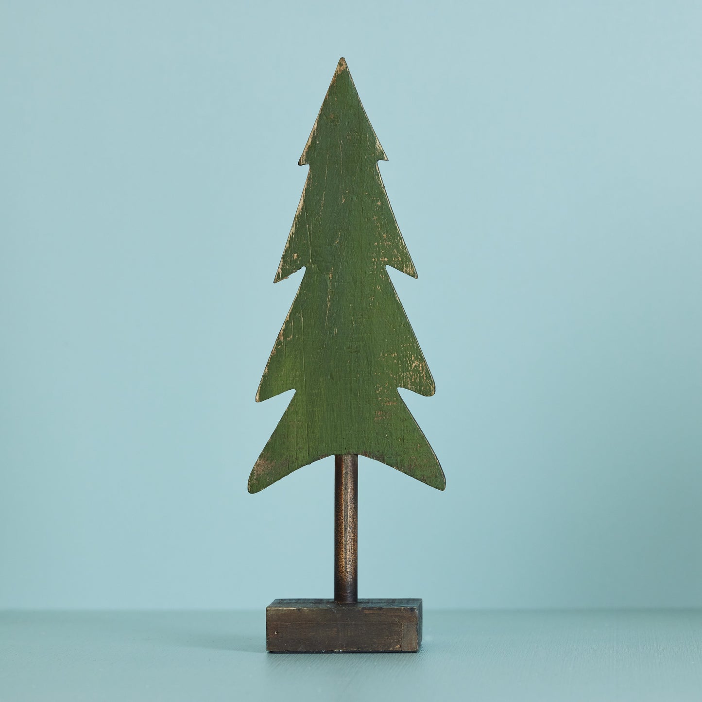 Green Tabletop Wooden Tree