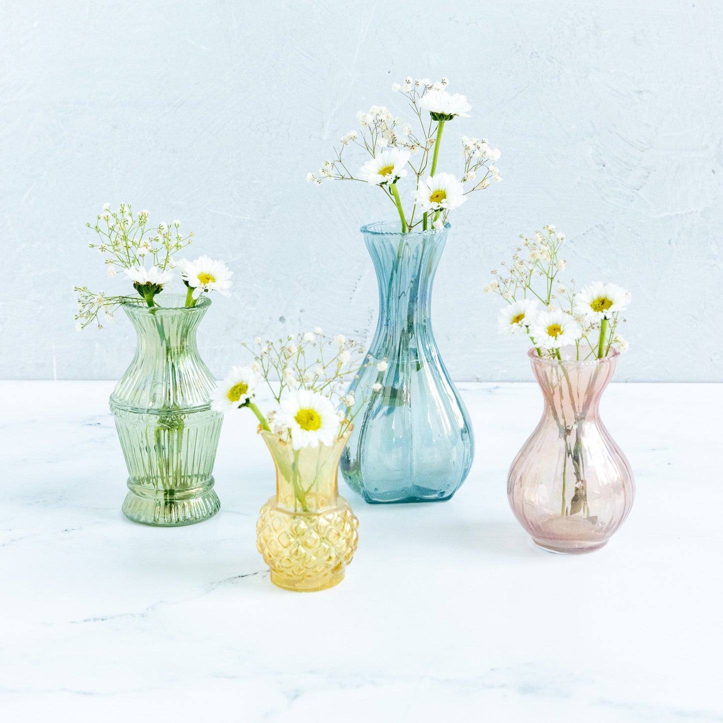 Debossed Glass Vase