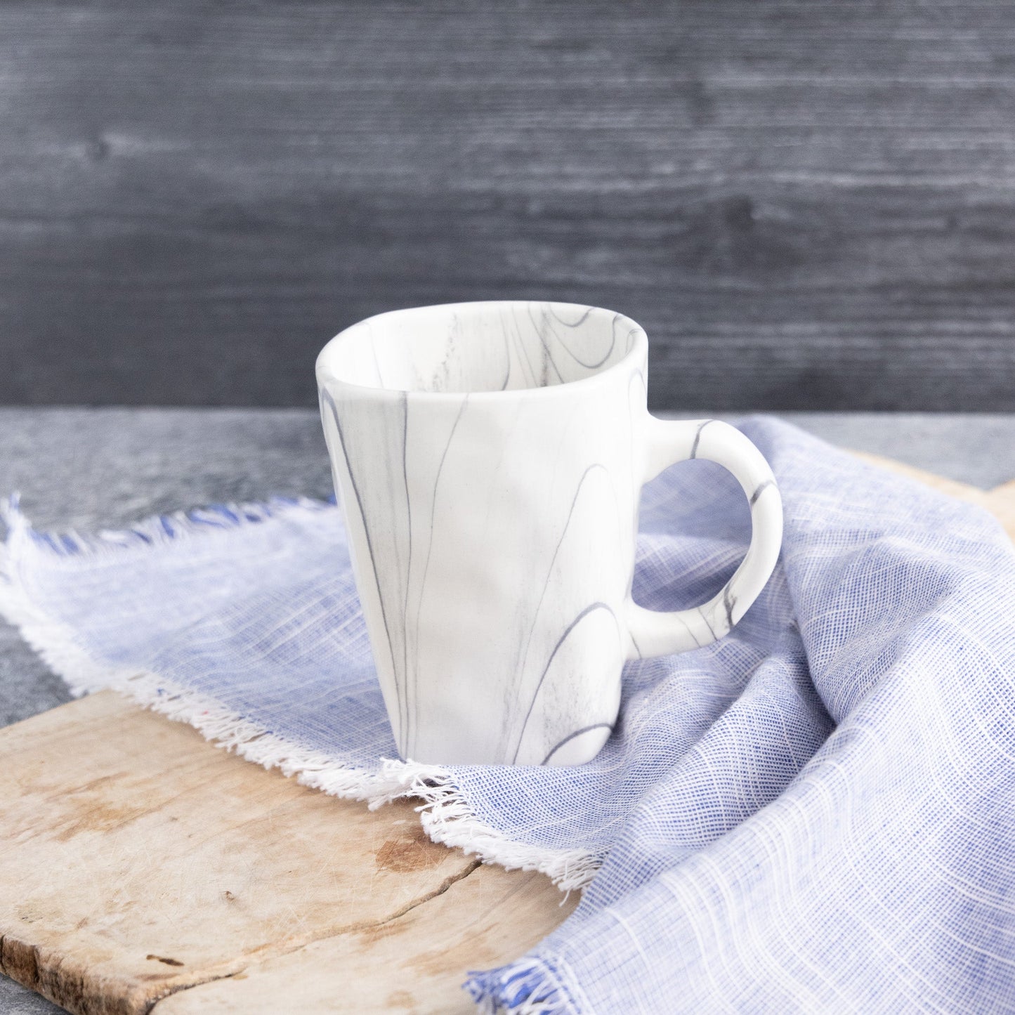 Gray Swirl Café Mug