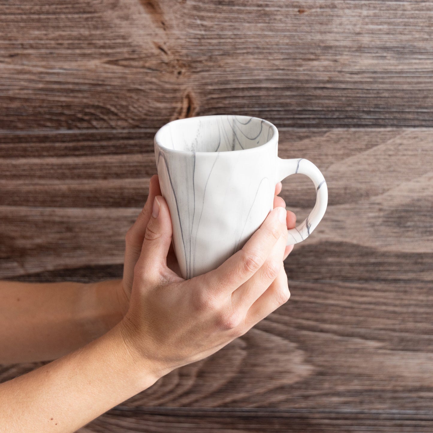 Gray Swirl Café Mug