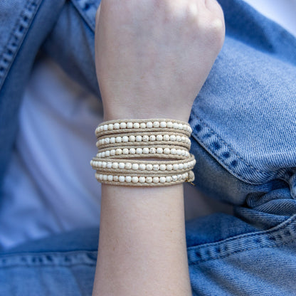 5 Wrap Beaded Bracelet