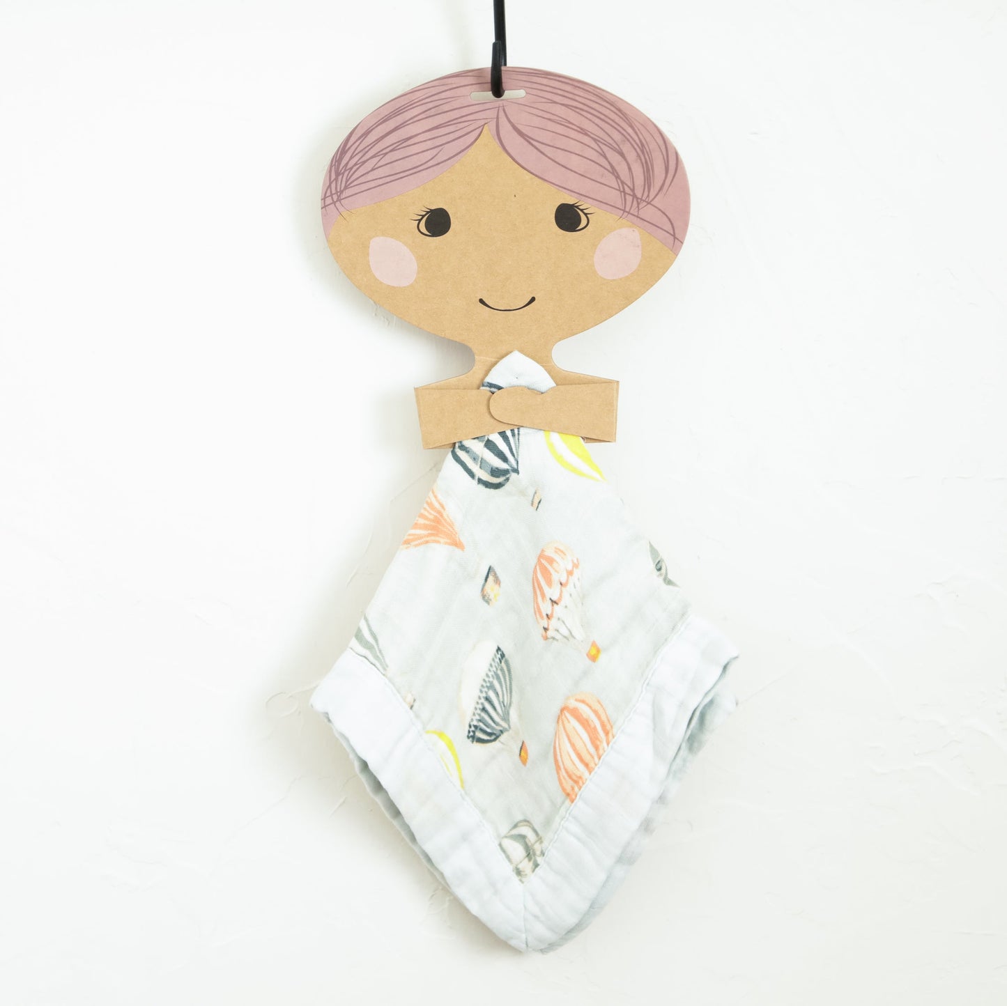 Muslin Balloons Pattern Mini Security Blanket