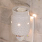 Wall Plug-In Fragrance Warmer - White Hobnail