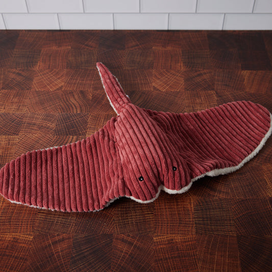 Plush Corduroy Manta Ray