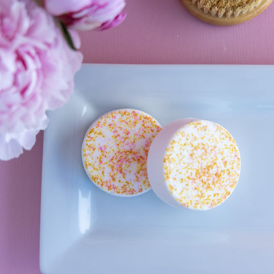 White Lily Bath Bomb Disk