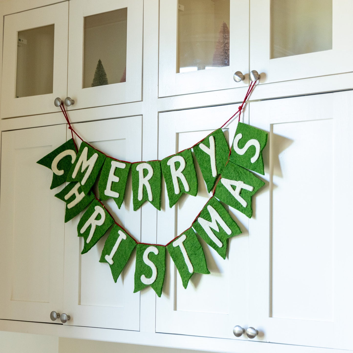 "Merry Christmas" Wool Felt Garland