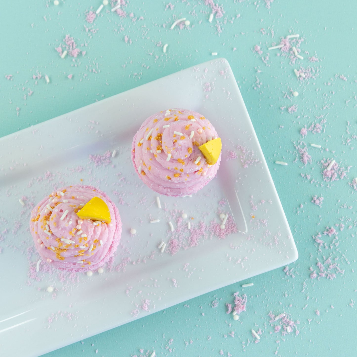 Pink Lemonade Cupcake Bath Bomb