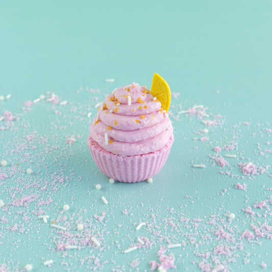 Pink Lemonade Cupcake Bath Bomb