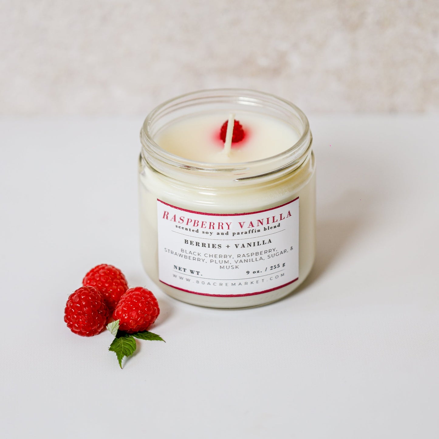 Raspberry Vanilla Candle